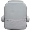 Boat Wide Reclining Helm Seat | Gray Vinyl 30 3/8 x 25 3/4 x 33 Inch view 4