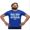 5X-Large Royal Mens Real Men Stay Out of The Kitchen Pickleball Funny T-Shirt view 1