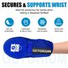 GETORIUM Baseball Sliding Mitt for Base Running - Soft, Flexible, Breathable, Durable, Easy to Wear (Adult, Blue) view 2