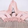 HTF Wedding Gifts Pashmina Shawls and Wraps for Evening Dresses, Wedding Favors, Bridal Shower, Gifts for Women, Bridesmaid (4, Pink) view 4