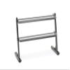 ZIVA 2-Tier 6 Pair Hexagon Dumbbell Rack - Gym, Home Storage Rack  Heavy Gauge Steel Frame  Holds 6 Pairs of Dumbbells, Black Powder Coated Finish (Dims: H: 33", W: 48", L: 17", Wt: 53lb) view 1