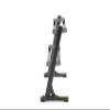 ZIVA 2-Tier 6 Pair Hexagon Dumbbell Rack - Gym, Home Storage Rack  Heavy Gauge Steel Frame  Holds 6 Pairs of Dumbbells, Black Powder Coated Finish (Dims: H: 33", W: 48", L: 17", Wt: 53lb) view 4