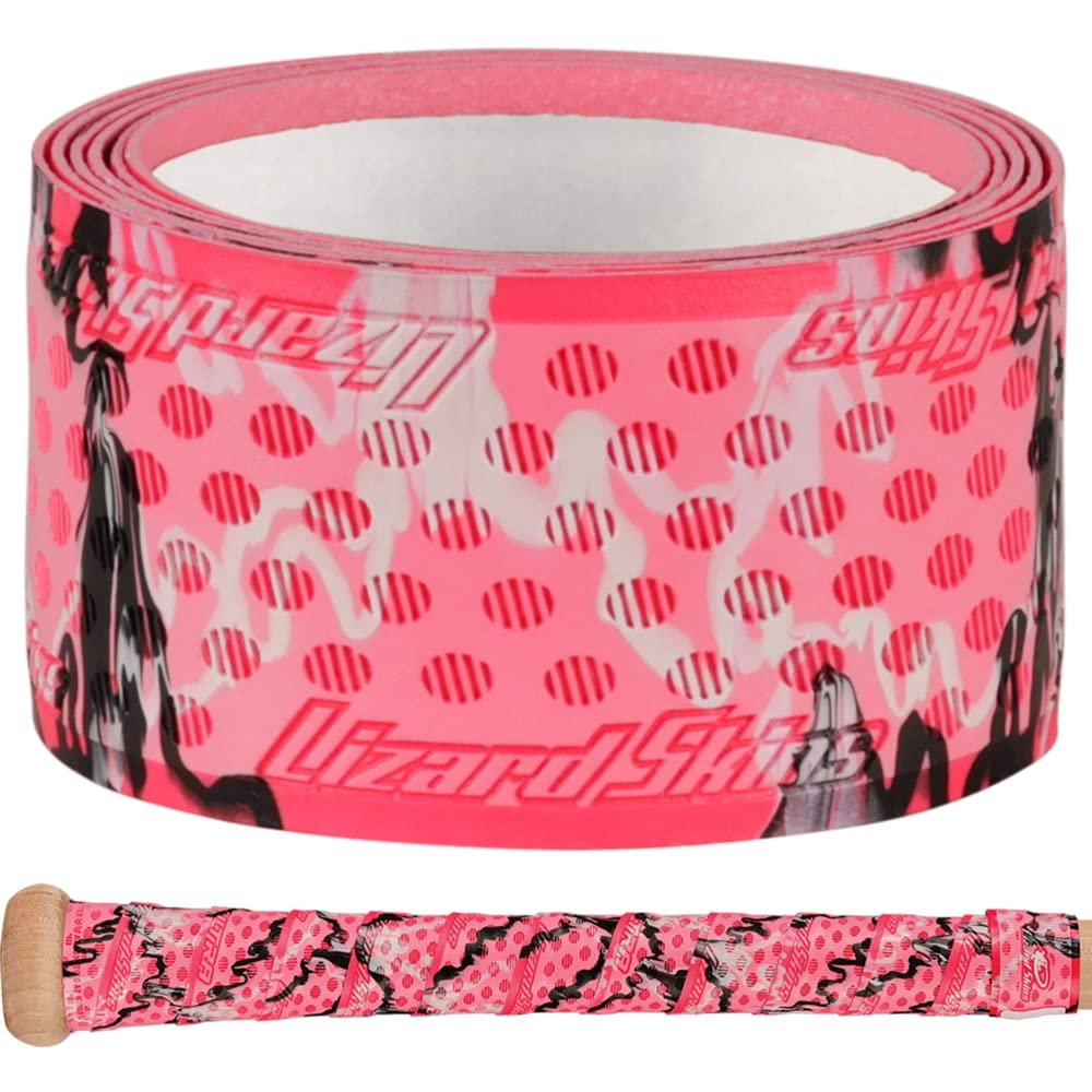 Lizard Skins DSP Ultra 0.5mm Bat Grip Next-Gen Durasoft Polymer Baseball & Softball Bat Tape (Pink Camo)