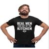 5X-Large Black Mens Real Men Stay Out of The Kitchen Pickleball Funny T-Shirt view 1