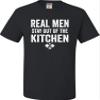 5X-Large Black Mens Real Men Stay Out of The Kitchen Pickleball Funny T-Shirt view 2
