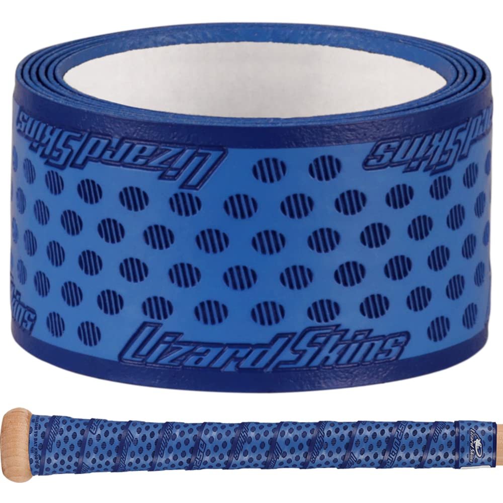 Lizard Skins DSP Ultra 1.8mm Bat Grip Next-Gen Durasoft Polymer Baseball & Softball Bat Tape (Royal)