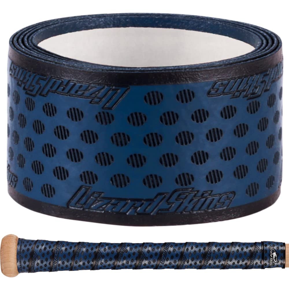 Lizard Skins DSP Ultra 0.5mm Bat Grip Next-Gen Durasoft Polymer Baseball & Softball Bat Tape (Navy)