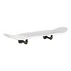Floating Industrial Style Skateboard Deck Shelf with Pipe Mounting System  Custom Made Indoor Skate Shelving - Maple Wall Mount - 7.75" Dipped White view 1