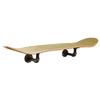 Floating Industrial Style Skateboard Deck Shelf with Pipe Mounting System  Custom Made Indoor Skate Shelving - Maple Wall Mount - 7.75" Stained Red Bottom view 1