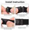 Nylon Ace 3 Bands Compatible with Fitbit Ace 3 Straps - Soft Skin-Friendly Breathable Ace 3 Bands Watch Band Wrist Strap Bracelet Accessories (Black) view 3
