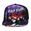 Mitchell & Ness Toronto Raptors NBA Hyper Loops DNA Snapback Hat Adjustable Cap - Black/Purple view 1