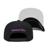 Mitchell & Ness Toronto Raptors NBA Hyper Loops DNA Snapback Hat Adjustable Cap - Black/Purple view 3