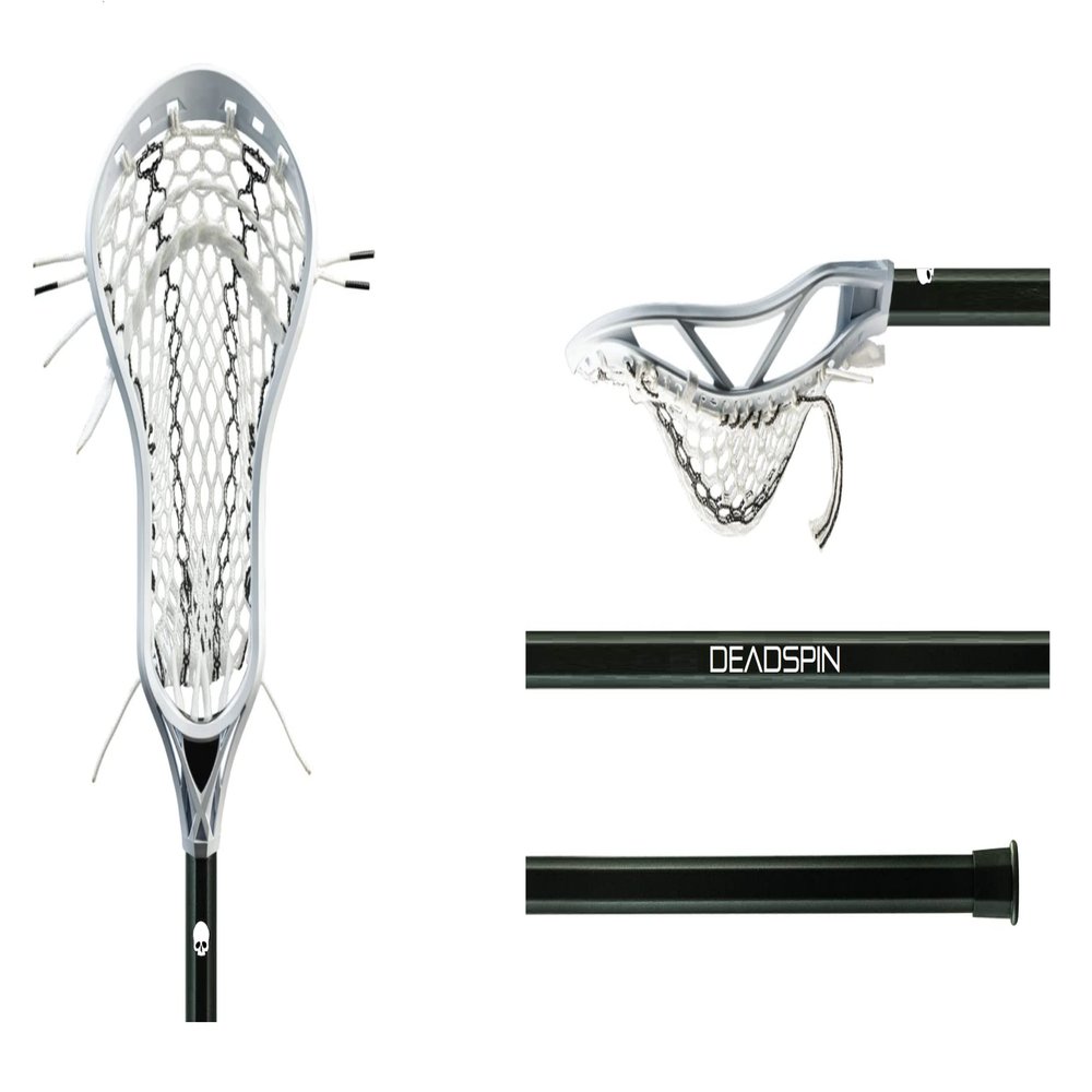 Deadspin Assassin Premium Lacrosse Stick Black/White 30