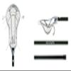 Deadspin Assassin Premium Lacrosse Stick Black/White 30 view 1