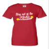 XX-Large Red Women Stay Out of The Kitchen Play Pickleball Funny Gift T-Shirt view 3