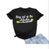 5X-Large Black Mens Stay Out of The Kitchen Play Pickleball Funny Gift T-Shirt view 1