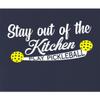 4X-Large Navy Blue Mens Stay Out of The Kitchen Play Pickleball Funny Gift T-Shirt view 4