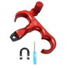 ZSHJGJR Archery Bow Release Aid 360 Rotating Head Thumb Release for Compound Bow Hunting Shooting Accessories (red)