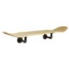 Floating Industrial Style Skateboard Deck Shelf with Pipe Mounting System  Custom Made Indoor Skate Shelving - Bamboo/Maple Wall Mount - 7.75" Bamboo Bottom view 1