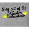 3X-Large Athletic Heather Mens Stay Out Of The Kitchen Play Pickleball Funny Gift Sweatshirt Crewneck view 4