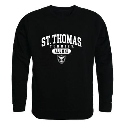 W Republic St. Thomas Tommies College Crewneck Pullover Sweatshirt, Adult Unisex, Black, X-Large - NCAA Officially Licensed Apparel