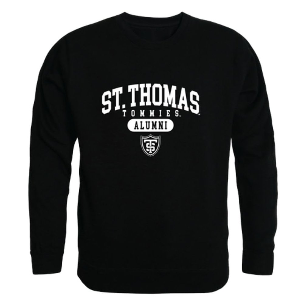 W Republic St. Thomas Tommies College Crewneck Pullover Sweatshirt, Adult Unisex, Black, X-Large - NCAA Officially Licensed Apparel