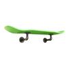 Floating Industrial Style Skateboard Deck Shelf with Pipe Mounting System  Custom Made Indoor Skate Shelving - Maple Wall Mount - 7.75" Neon Green view 4