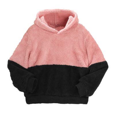 Kids Toddler Girls Boys Patchwok Fleece Hooded Sweatshirt Tops Outfits Girls Zip up Hoodies Size 10-12 (Red, 8-9 Years)