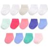Fruit of the Loom Baby 14-Pack Grow & Fit Flex Zones Cotton Stretch Low Cut Socks - Unisex, Girls, Boys (2-4 Years, Pink) view 1