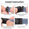 Nylon Ace 3 Bands Compatible with Fitbit Ace 3 Straps - Soft Skin-Friendly Breathable Ace 3 Bands for Watch Band Wrist Strap Bracelet Accessories (Cape Blue) view 3