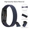 Nylon Ace 3 Bands Compatible with Fitbit Ace 3 Straps - Soft Skin-Friendly Breathable Ace 3 Bands for Watch Band Wrist Strap Bracelet Accessories (Blue Green) view 2