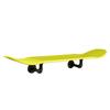 Floating Industrial Style Skateboard Deck Shelf with Pipe Mounting System  Custom Made Indoor Skate Shelving - Maple Wall Mount - 7.75" Neon Yellow view 1