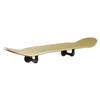 Floating Industrial Style Skateboard Deck Shelf with Pipe Mounting System  Custom Made Indoor Skate Shelving - Maple Wall Mount - 7.75" Stained Green Bottom view 1