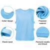 TOPTIE Sets of 12 (#1-12, 13-24) Numbered Scrimmage Training Vests Sports Pinnies for Adult/Youth-Green[#13 to 24]-Adult view 3