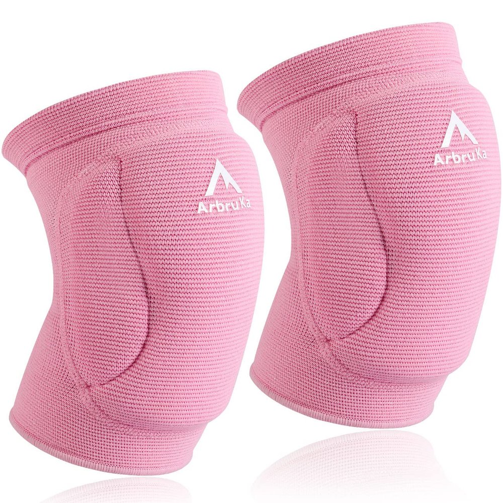 Volleyball Knee Pads for Girl Women, Knee Protector for Knee & Pain Relief. Calf Braces, Splints & Supports. Best Wide Knee supporter compression sleeve for Running Nurse Pregnant Pregnancy House Cleaner , Worker , Weight lifting , Dancer (Small)