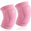 Volleyball Knee Pads for Girl Women, Knee Protector for Knee & Pain Relief. Calf Braces, Splints & Supports. Best Wide Knee supporter compression sleeve for Running Nurse Pregnant Pregnancy House Cleaner , Worker , Weight lifting , Dancer (Small) view 1