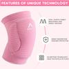 Volleyball Knee Pads for Girl Women, Knee Protector for Knee & Pain Relief. Calf Braces, Splints & Supports. Best Wide Knee supporter compression sleeve for Running Nurse Pregnant Pregnancy House Cleaner , Worker , Weight lifting , Dancer (Small) view 2