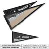 College Flags & Banners Co. Providence University Pennant and Wood Pennant Frame - Black view 2