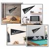 College Flags & Banners Co. Providence University Pennant and Wood Pennant Frame - Black view 3