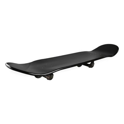 Floating Industrial Style Skateboard Deck Shelf with Pipe Mounting System  Custom Made Indoor Skate Shelving - Maple Wall Mount - 7.75" Dipped Black