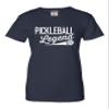 3X-Large Navy Blue Women Pickleball Legend Funny Gift Idea T-Shirt view 3