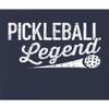 3X-Large Navy Blue Women Pickleball Legend Funny Gift Idea T-Shirt view 4