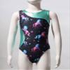 Jhaoyu Girls Kids Ballet Dance Gymnastics Leotards Outfits Sleeveless Printed Bodysuit Unitard with Metallic Shorts Set Dark Night E 12 Years view 2