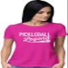 3X-Large Cyber Pink Women Pickleball Legend Funny Gift Idea T-Shirt view 2