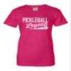3X-Large Cyber Pink Women Pickleball Legend Funny Gift Idea T-Shirt view 3