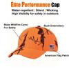 EDTREK Elite Youth High Performance Hunting Hat - Boys Girls Kids Camo Hat and Blaze Orange Baseball Cap (Blaze Wildfire Orange Camo) view 3
