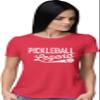 Small Red Women Pickleball Legend Funny Gift Idea T-Shirt view 2