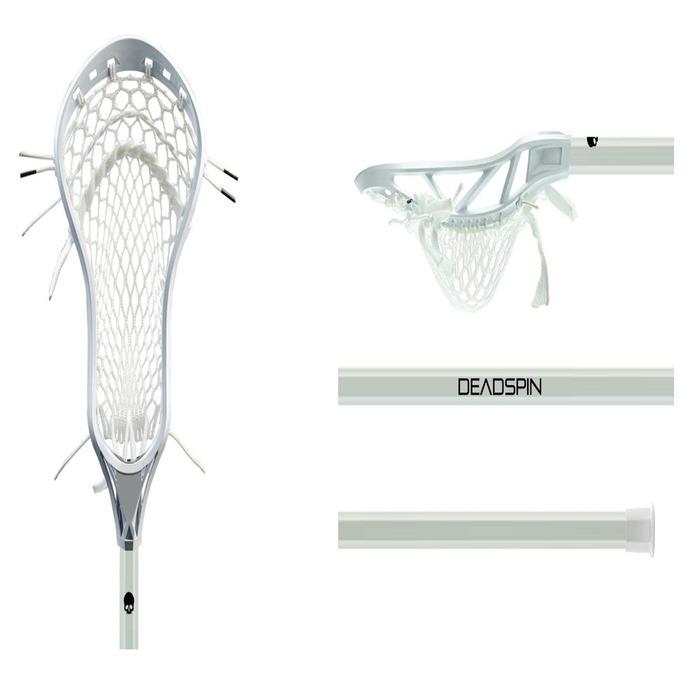 Deadspin Assassin Premium Lacrosse Stick White/White 30