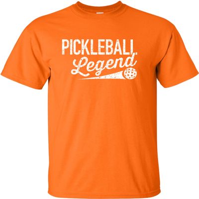 3X-Large Orange Mens Pickleball Legend Funny Gift Idea T-Shirt