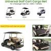 10L0L 4 Passenger Golf Cart Cargo Net for Yamaha,Club Car,EZGO, Adjustable Elastic Storage Net, Simple Golf Cart Cargo Mesh Organizer Nets with Strong Buckle view 2
